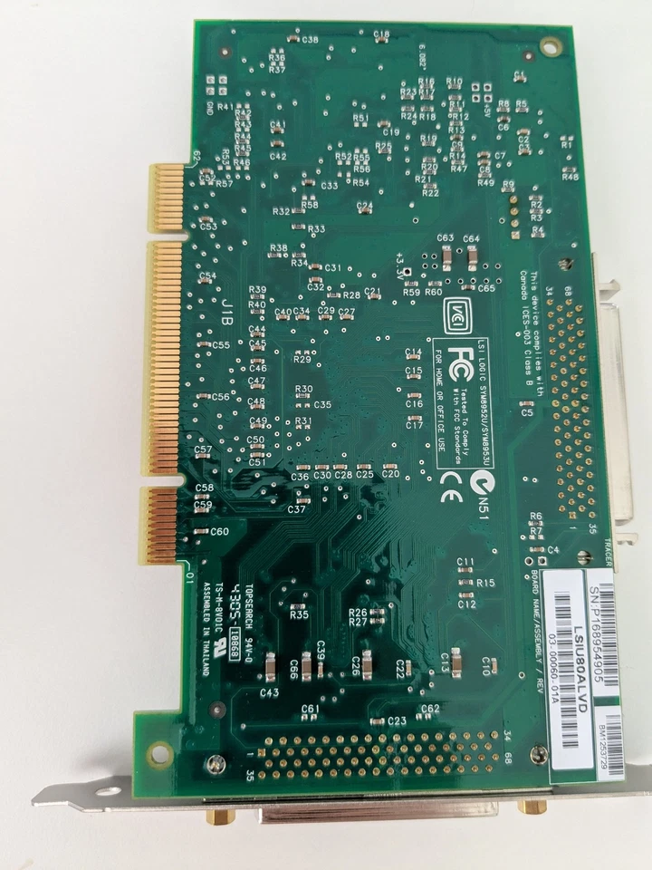 Scheda SCSI PCI LSI Logic SYM8952U LSIU80ALVD - Immagine 2 di 4