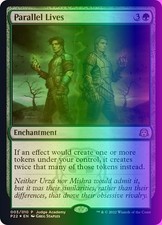 MTG Magic the Gathering Parallel Lives (3/10) Judge Gift Cards 2022 LP FOIL