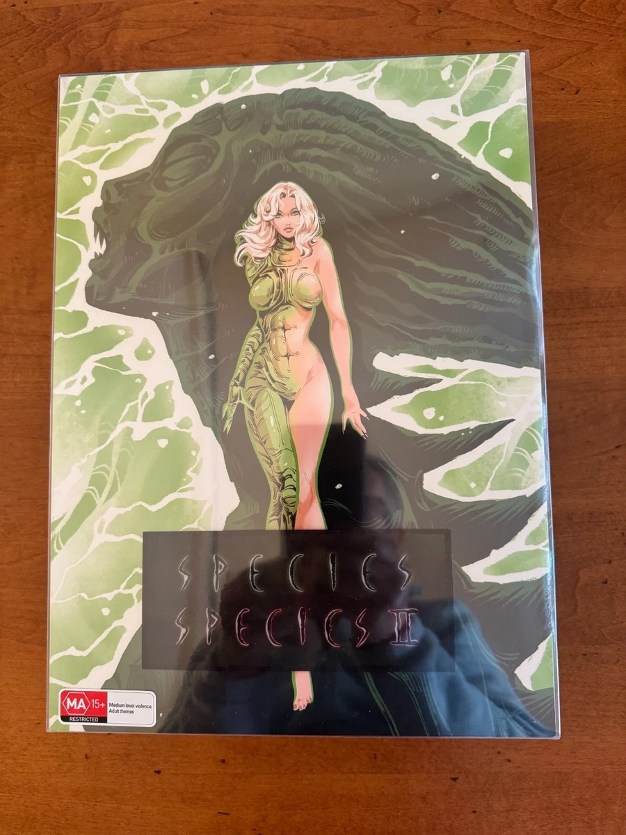 SPECIES I + II - 4K UHD/BLU-RAY LTD ED IMPRINT “MUTATION” HARDBOX - NEW PRESALE