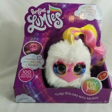 Pomsies Lumies - Arco Iris Cargado Pom Pom Interactivo Mascota Pixie Pop ROSA Cara NUEVO