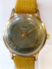 HMT SONA 17 JEWELS WINDING PATINA GRAY DIAL 145174 INDIA MEN'S FULL WORKING