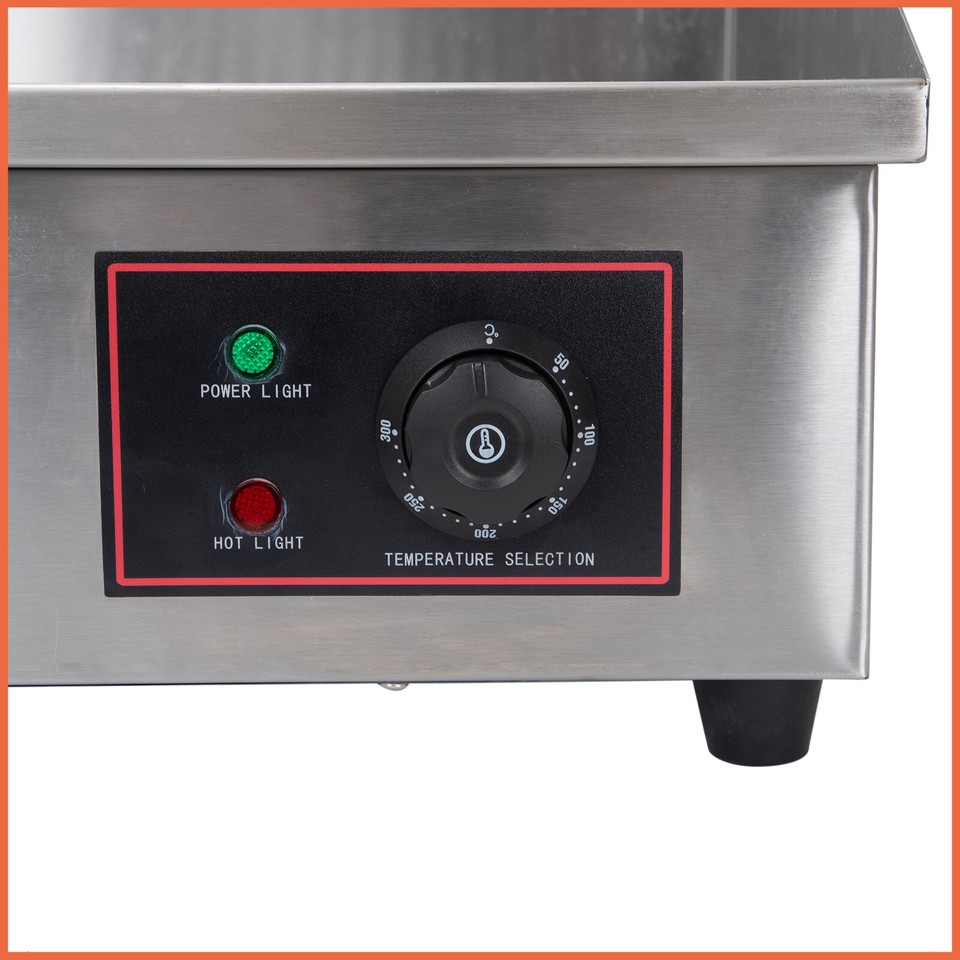 Commercial Electric Griddle Countertop Hotplate BBQ Grill Catering