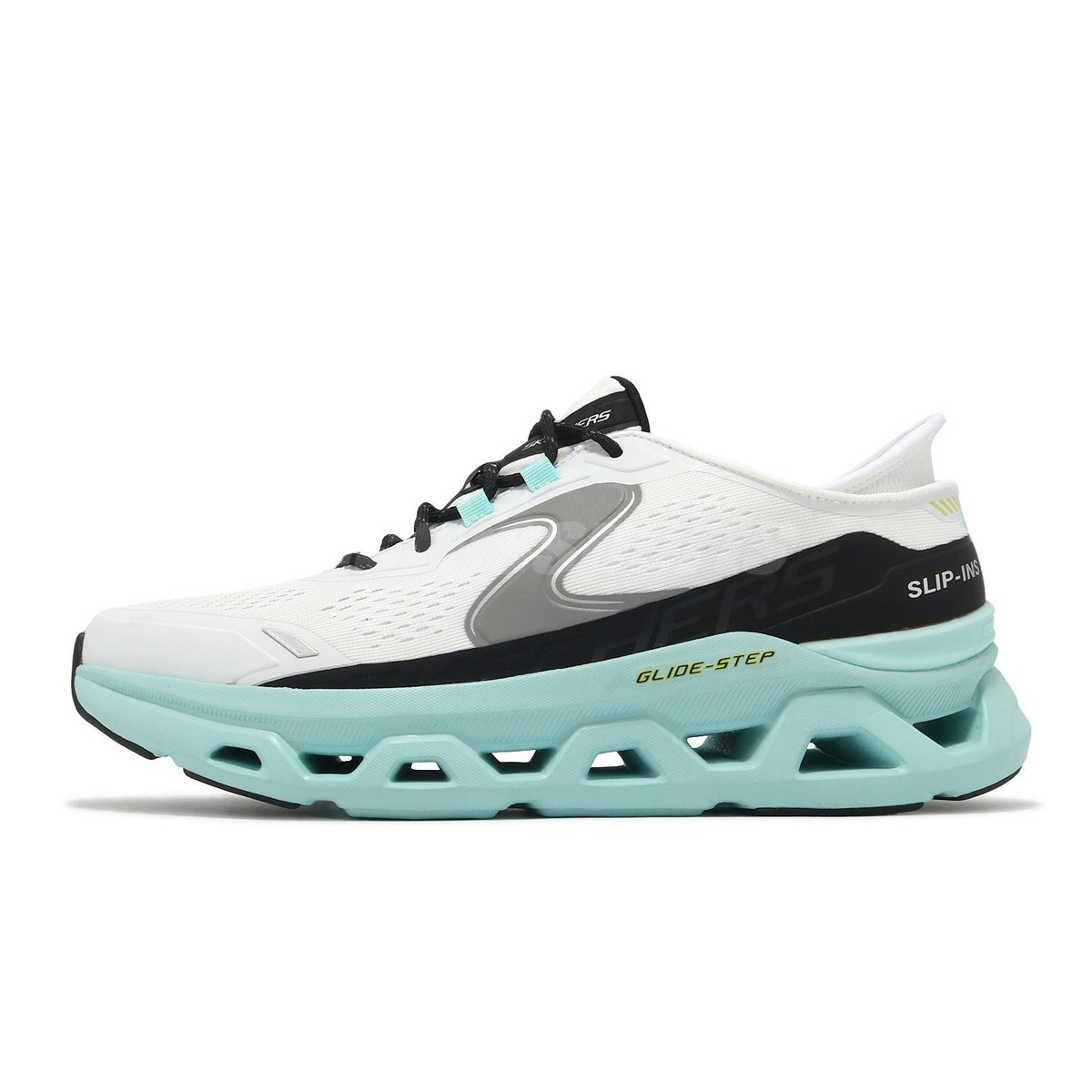 Skechers Glide-Step Altus Slip-Ins White Blue Men Casual