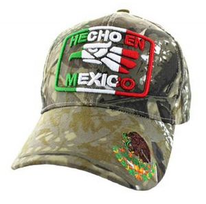 Details About Hecho En Mexico Golden Eagle National Colors Mexican Hat One Size Fits All Camo