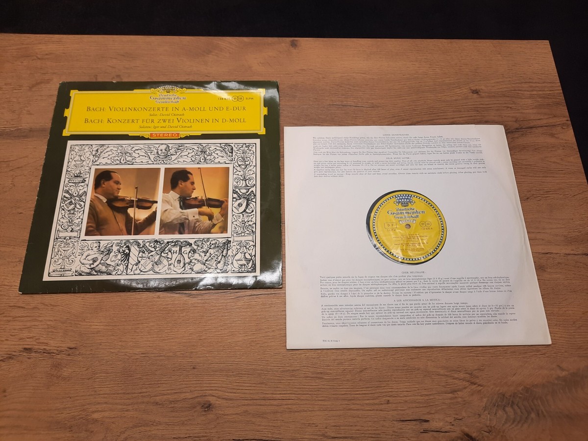 NM Bach David Oistrach, Igor Oistrach Violinkonzerte Deutsche