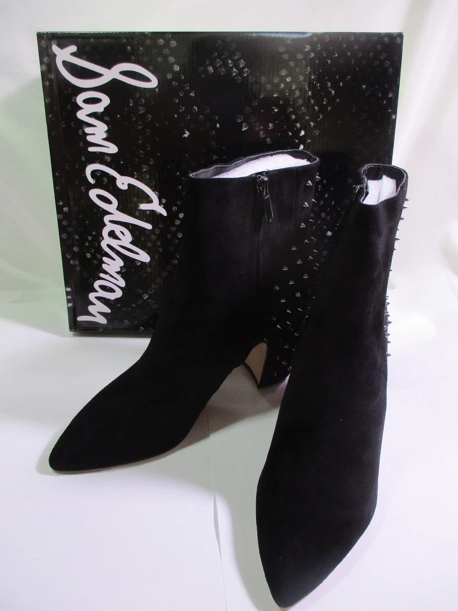 Heath studded store heel bootie