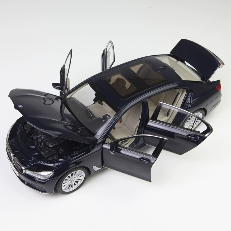 1/18 BMW All New 7 Series 750 Li 2017 Diecast Car Model Gifts Dark