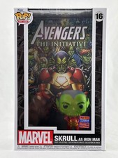 Funko Pop! Comic Book Cover with case Marvel Skrull As Iron Man 16 Wondrous Con