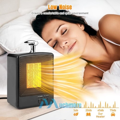 1000W Electric Ceramic Space Heater Hot Air Fan W/ Thermostat For Home Office - Picture 8 of 72