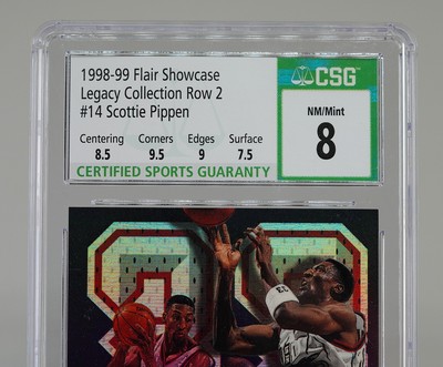 1998 - 99 Flair Showcase Legacy Scottie Pippen 58 of 99 CSG 8 | eBay