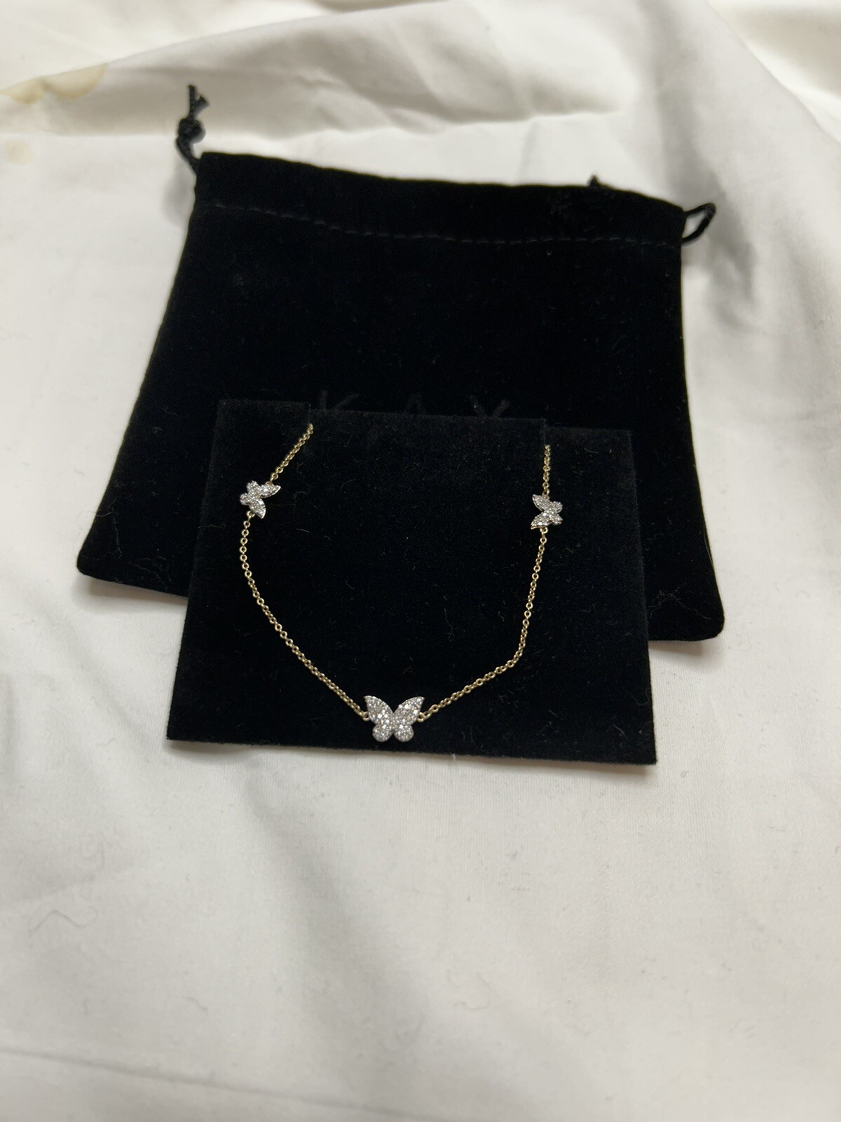 Diamond Butterfly Anklet