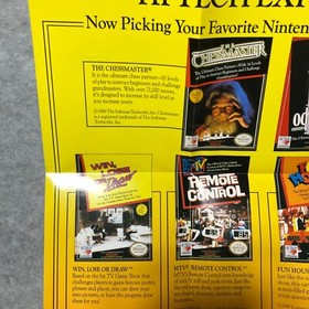 P&oacute;ster insertado HiTech Sesame Street Hunt rojo octubre HIT-NES-US NES Nintendo solamente