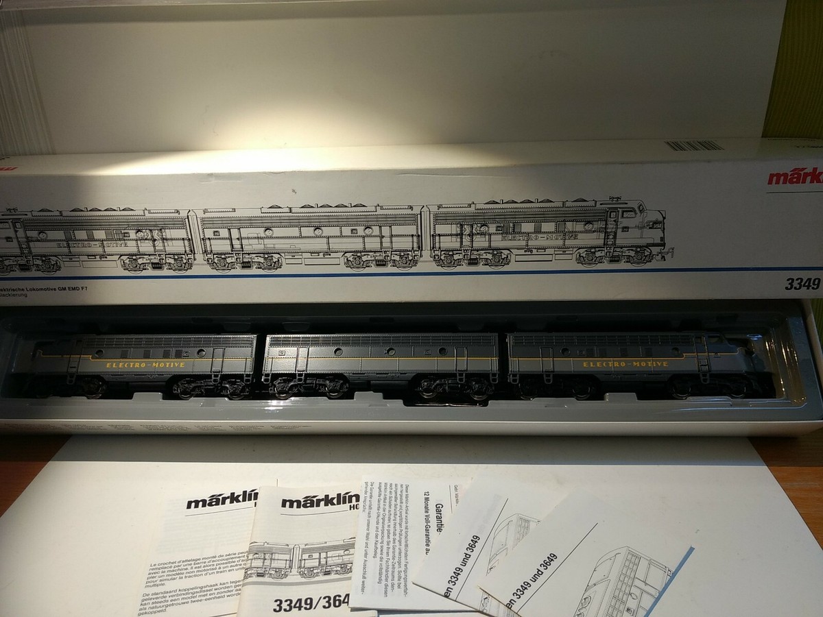 Märklin H0 - 3349 - Diesel locomotive - 3 parts GM EMD F-7 - Catawiki