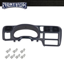 Fit For 1998-2004 Blazer Jimmy Sonoma S10 Bravada Dash Trim Bezel Dark Gray