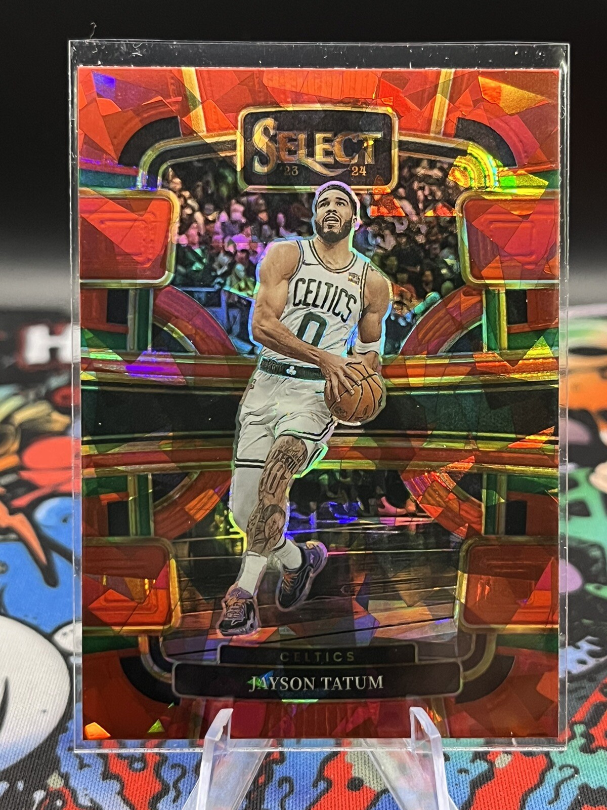 Jayson Tatum Cracked Ice Red Prizm #45