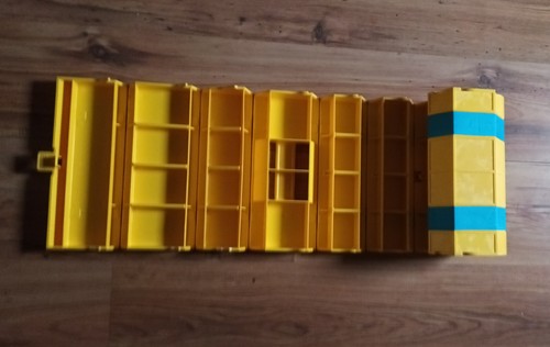 Vintage Rolykit Storage Box Yellow 2nd photo near to colour - Picture 2 of 6