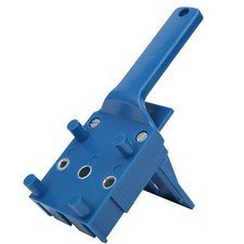 41 piezas herramientas guía de perforación de madera de carpintería hágalo usted mismo localizador de orificios de taladro recto azul
