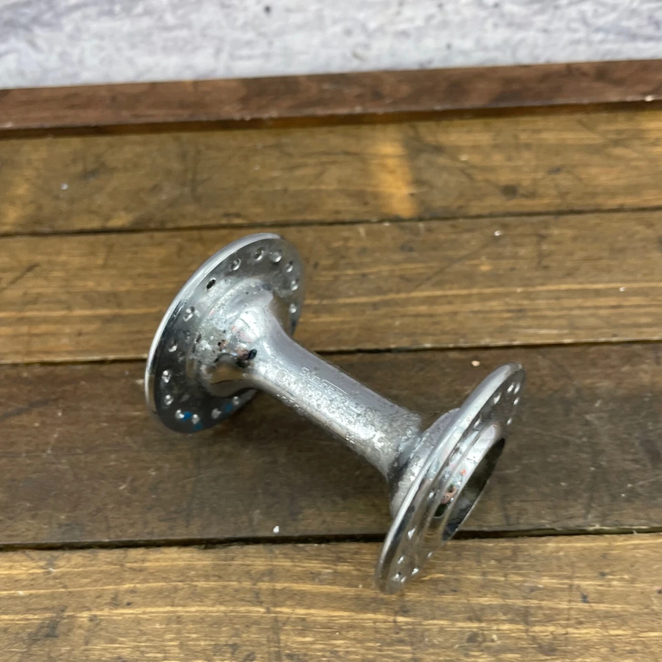 Buje delantero Sunshine Gyromaster vintage carcasa 36 orificios 36h 82 giroscopio maestro cromado Foto 3 de 4