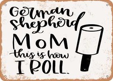 METAL SIGN - German Shepherd - Vintage Look Sign