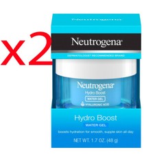 x2 Pack Neutrogena Hydro Boost Hyaluronic Acid Water Gel 1.7 Classic Formula   