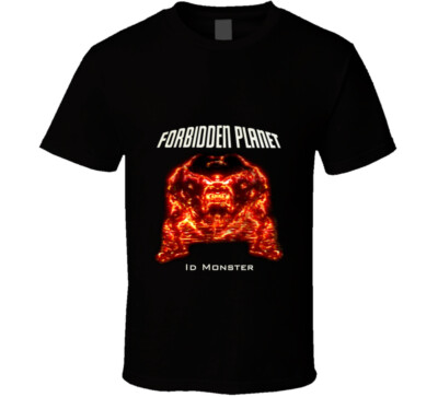 Forbidden Planet ID Monster Science Fiction Film T Shirt
