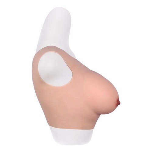 DE Stock Kurze Silikon Brust Formen weich für Mann Crossdresser Brüste C/D/F Cup - Afbeelding 6 van 28