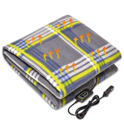 12V beheizbare Fleece Autodecke mit Controller für Timer & Wärmestufen - Bild 50 von 77