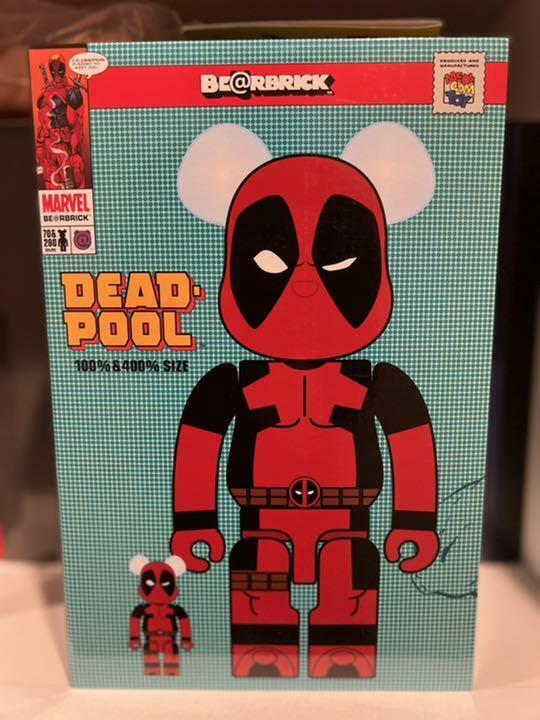 新品未開封 BE@RBRICK DEADPOOL 100%&400%