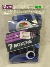 7pair Boys Small Sz6-8 Fruit Of The Loom Boxers