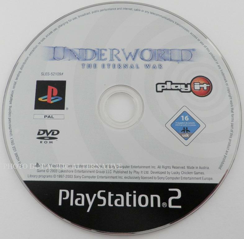 jeu UNDERWORLD THE ETERNAL WAR pour PLAYSTATION 2 en francais PS2 game loose
