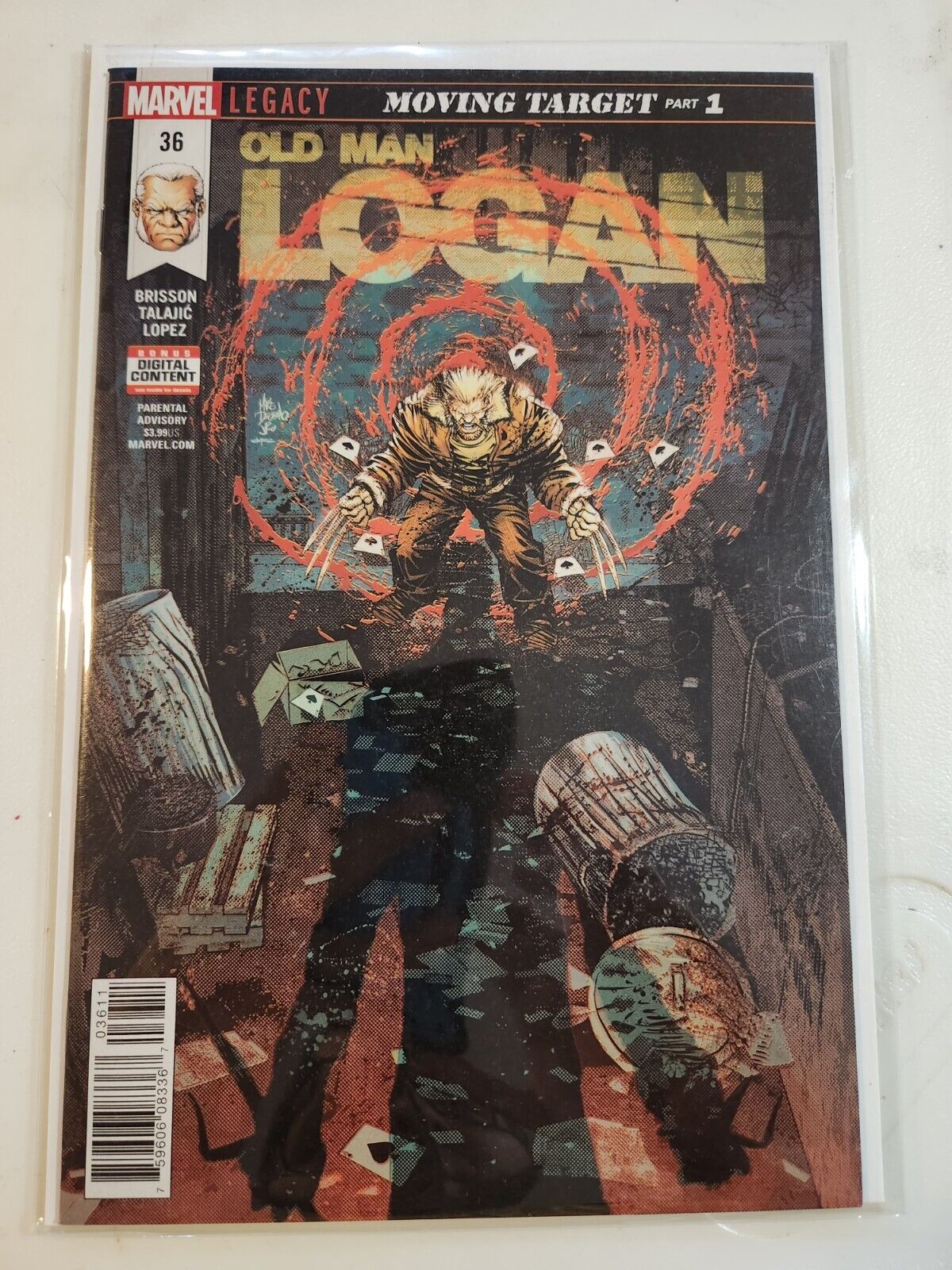 Old Man Logan #36 MARVEL COMIC BOOK 9.6 V22-29