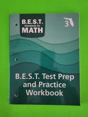 B447-152 * NEW, 3RD GRADE, FLORIDA B.E.S.T. TEST PREP AND PRCTICE WORKBOOK