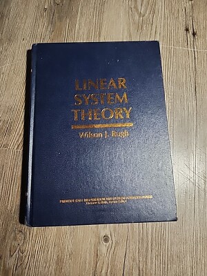 Linear System Theory by Wilson J. Rugh | eBay