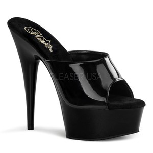 black platform heels size 11