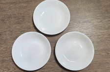 3 Corelle WINTER FROST WHITE 20 oz Shallow Pasta/Soup/Salad Bowls 8-1/2" Set