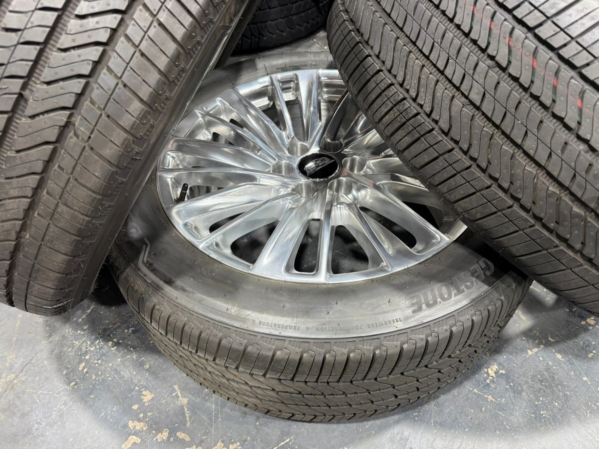 22” Cadillac Escalade Wheels Tahoe Yukon Rims Bridgestone Alenza