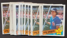 Lot of 70 - 1985 Topps All-Star  # 713  Ryne Sandberg Chicago Cubs HOF