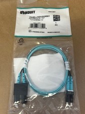 Panduit FX2ELLNSNSNM001, 1m OM3 Multimode Fiber Optic Patch Cord, 2 Fibers NEW