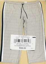 NEW..WOMEN 4X PLUS SIZE NINE WEST PULL-ON MID-RISE WIDE LEG PANTS (MULTICOLOR)