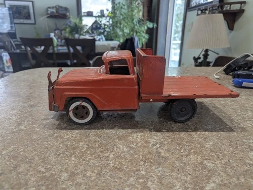 vintage Tonka truck with plow mounting bracket