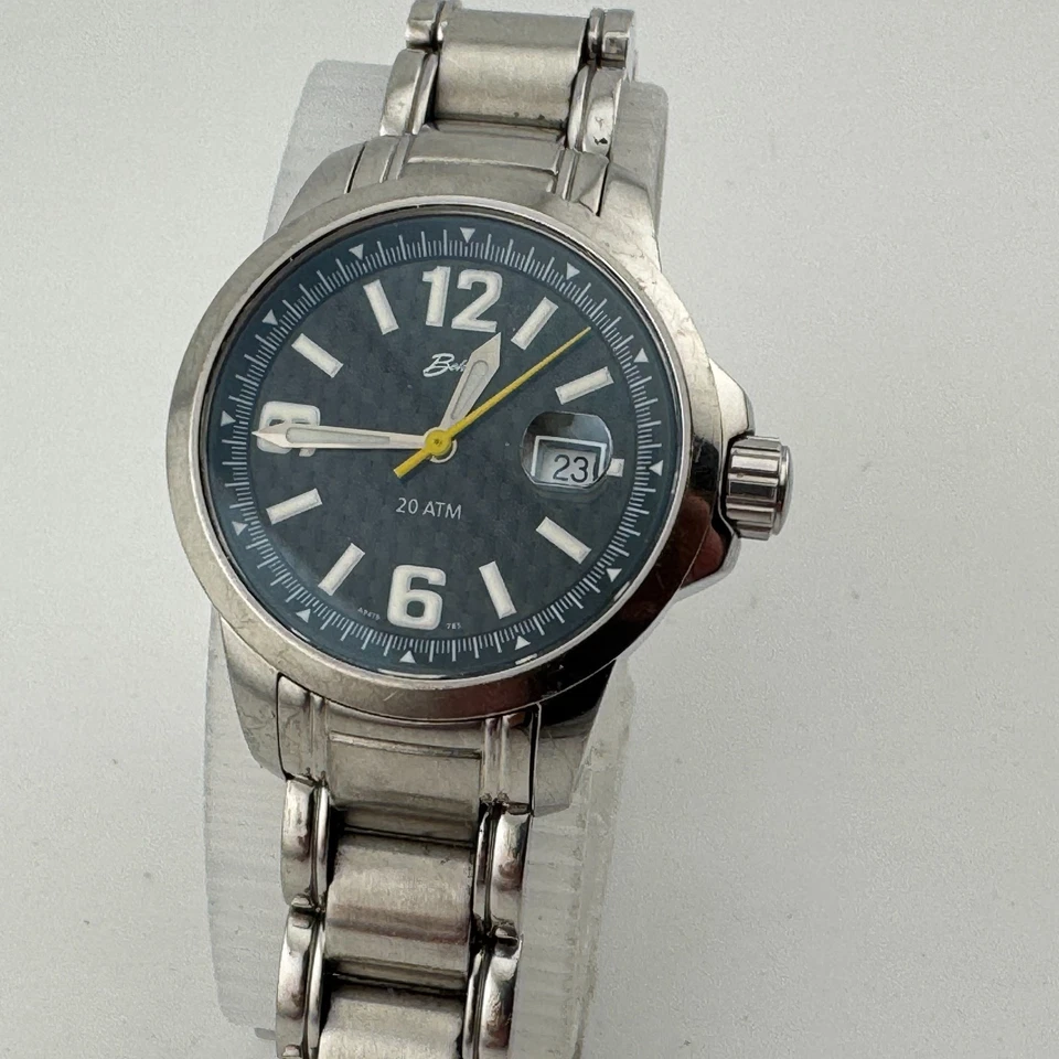 Belair Quartz Watch 785 Women Silver Steel Screwdown Crown Sapphire New Battery - Image 2 of 4