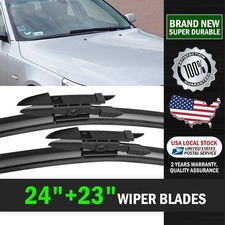 Premium Quality Wiper Blades Set 24in+19in For BMW 6 series E63 E64 2004-2010
