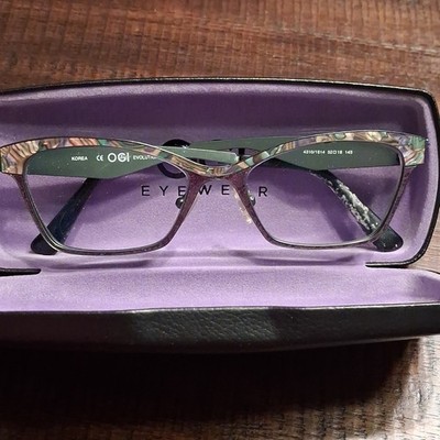 OGI Evolution 4310/1814 Multicolor Full Rim Plastic Eyeglass Frames 52-18-145