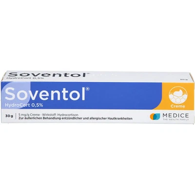 MEDICE ARZNEIMITTEL PÜTTER GMBH&CO.KG SOVENTOL Hydrocort 0,5% Creme 30 g PZN 04465138
