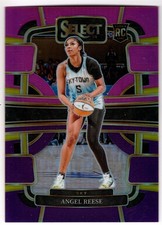 2024 Panini WNBA Select Concourse Pink Purple Prizm ANGEL REESE #5 #57/99 Sky RC