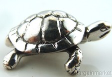 925 Sterling Silver Turtle Tortoise Figurine #s5