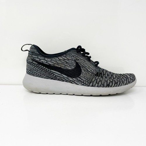 Nike Womens Roshe Run Flyknit 704927-007 Gray Running Shoes Sneakers Size 8 - Picture 9 of 12