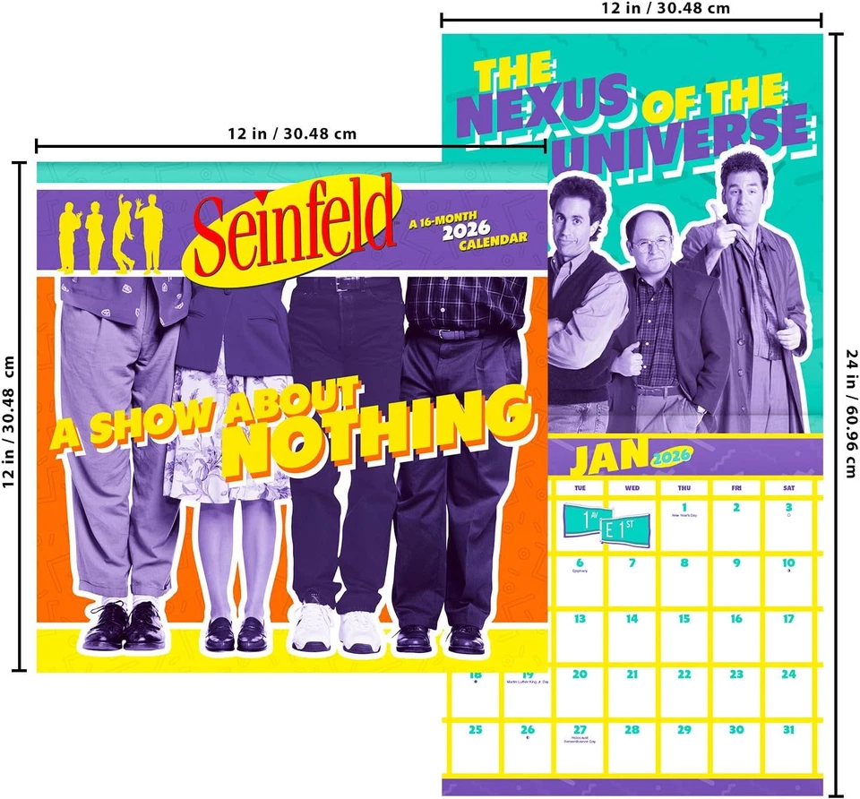 Calendar 2025 - Deluxe 2025  TV Show Wall Calendar Bundle with over 100 Foto 3 de 4