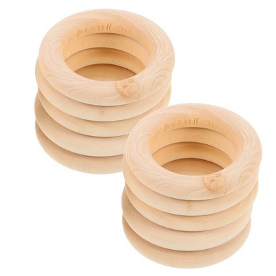 10 Pcs Natural Wooden Unfinished Wood Craft for Jewelry Making