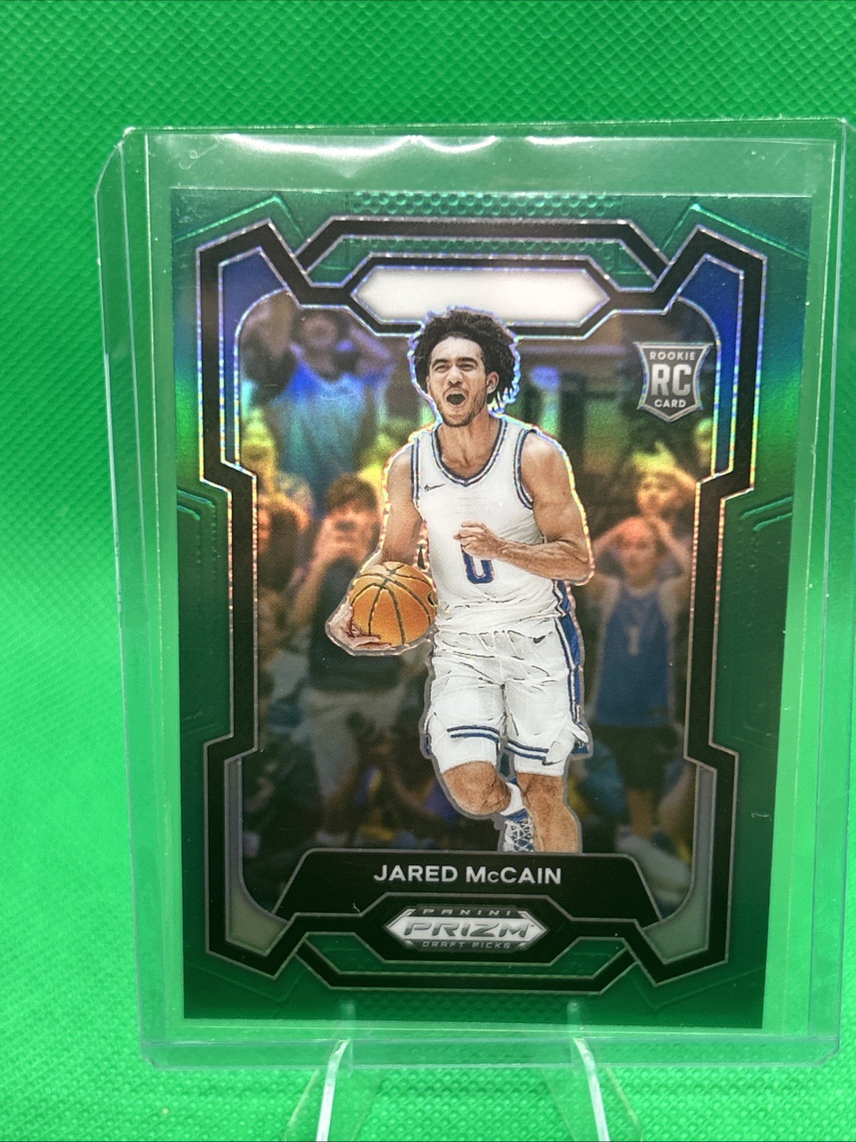 2024 Panini Prizm Draft Picks - Jared McCain #35 Green Prizm (RC)